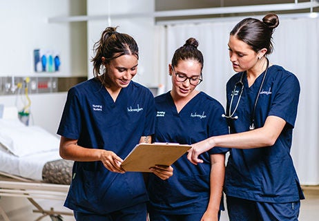 Holmesglen' nurse students