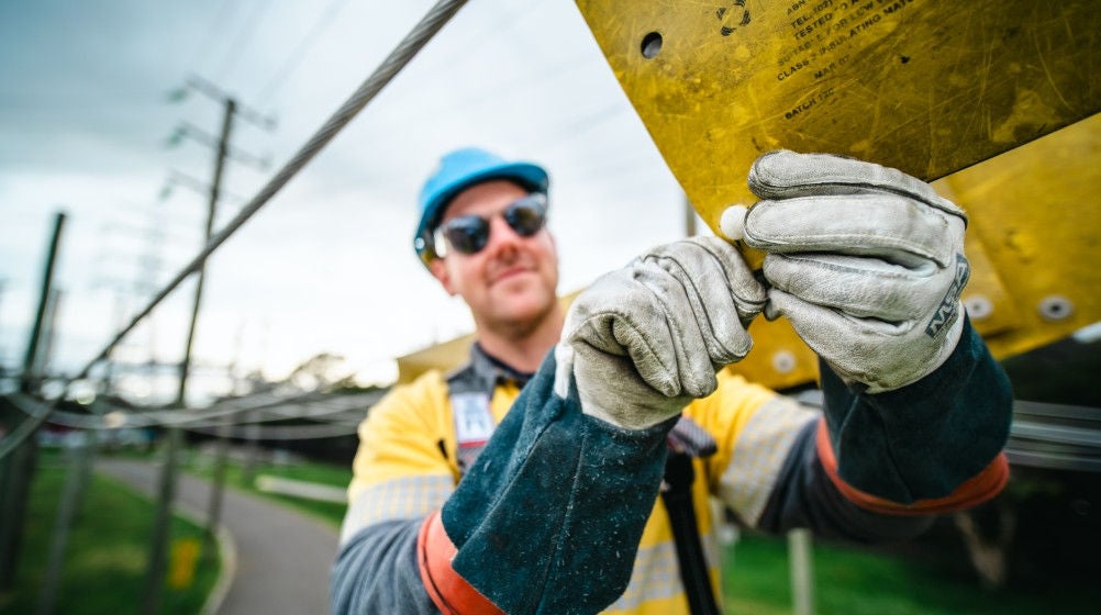A student learning electrical skills at Holmesglen image 2
