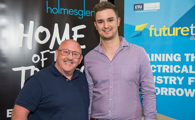 Jake Carter with Stephen McKay