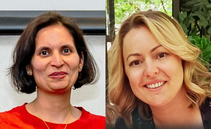 Ari Sapra and Danielle McDonald