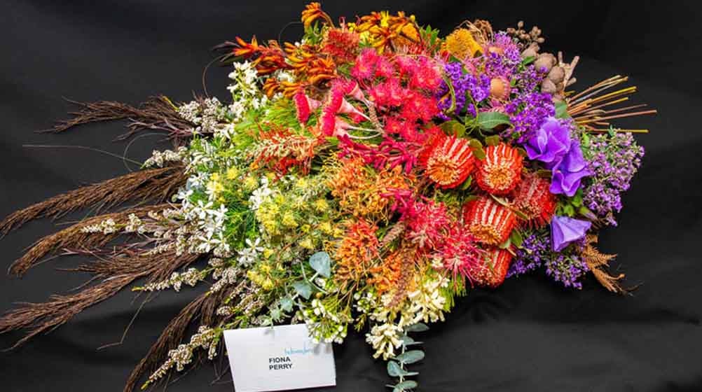 Image of a flower created by Fiona Perry, Holmesglen student.