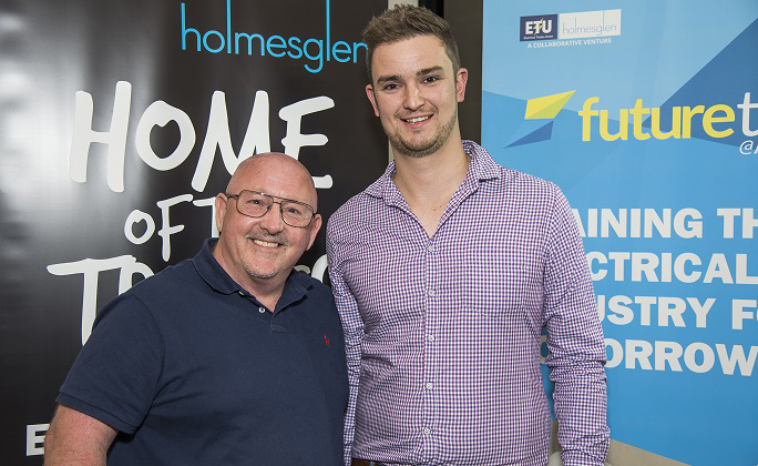 Jake Carter with Stephen McKay