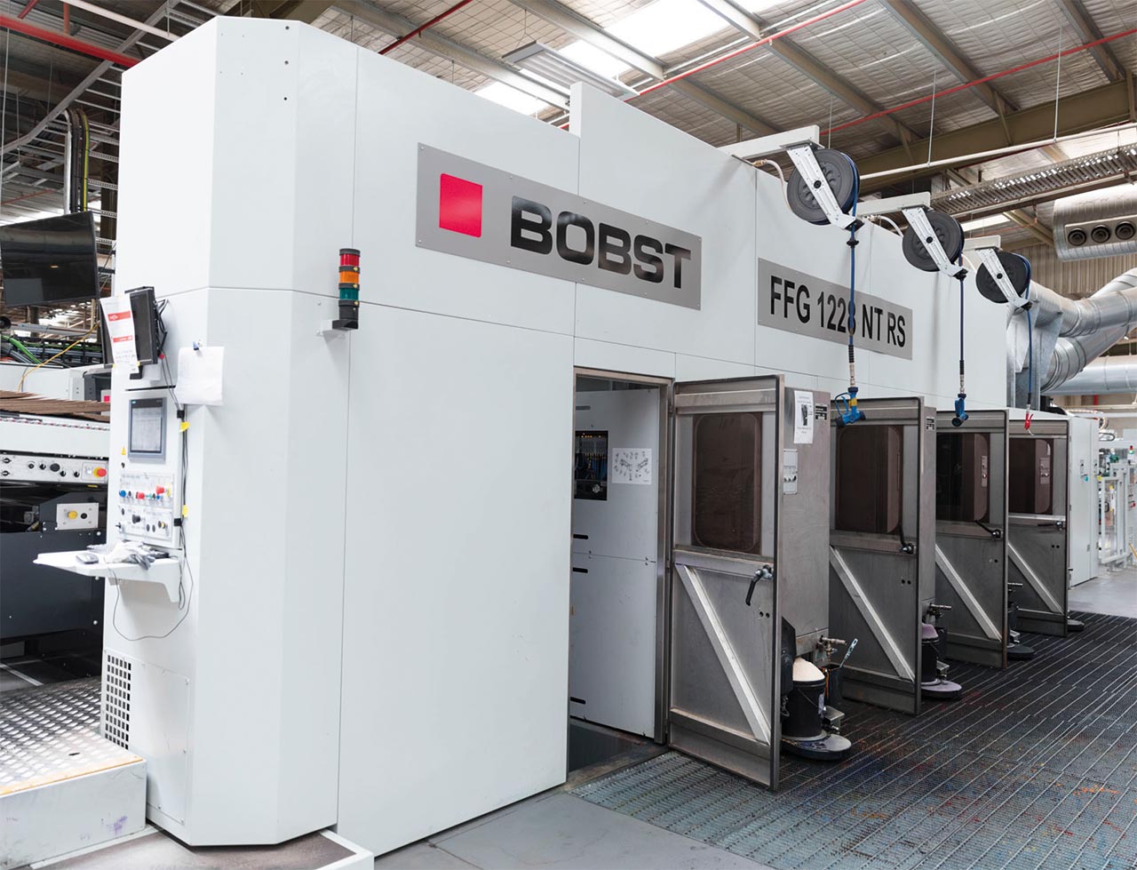 A machine used in the printing industry.