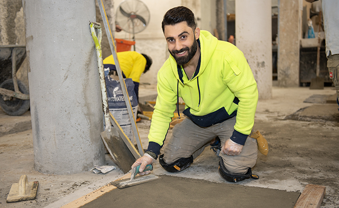 Waterproofing student