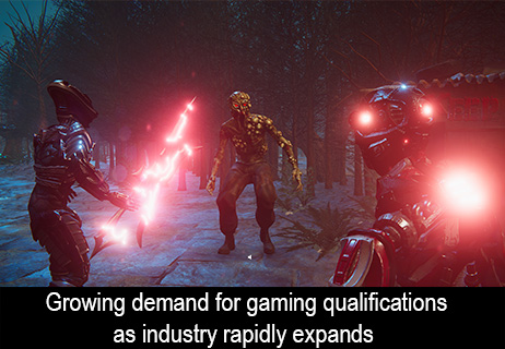 Growing demand for gaming qualifications as industry rapidly expands